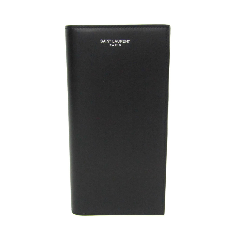 Saint Laurent Classical Continental Wallet 396308 Men's Leather Long Wallet (...